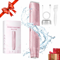 AISU LAB 2-in-1 Electric Bikini Trimmer & Epilator for Women – Cordless Rechargeable Shaver for Face, Body & Sensitive Areas – IPX7 Waterproof Wet/Dry Grooming Kit